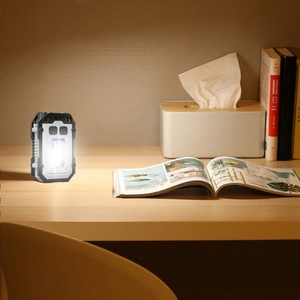 Super Bright <strong>Powerful</strong> Pocket <strong>Torch</strong> Light LED Multifunctional Magnetic COB LED EDC Mini Keychain Flashlight <strong>Rechargeable</strong>