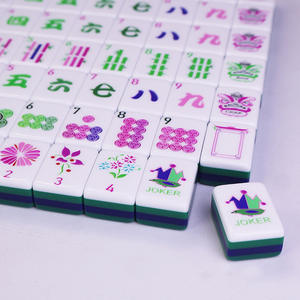 Tuiles de Mahjong en Acrylique Personnalisées Rose Pétale, Jeu de Mahjong Moderne en Acrylique Créatif, Divertissement pour le Salon - Product Image 2
