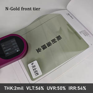 <span class=keywords><strong>Film</strong></span> teinté auto-adhésif N-Golden pour pare-brise en PET, 2 couches, protection UV 99%, rejet IR 90%, auto-réparateur, changement <span class=keywords><strong>de</strong></span> couleur - Product Image 2