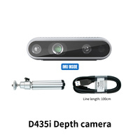 Caméra de profondeur 3D Intel RealSense D415 D435 D435i D435f D435if D455 pour Raspberry Pi Jetson RDK ROS Robot - Vente Flash