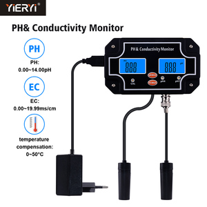Nuevo PH/EC-2681 medidor de ph en línea/CE conductividad monitor digital de agua medidor de calidad de <span class=keywords><strong>tester</strong></span> para tanque de peces de acuario - Product Image 2