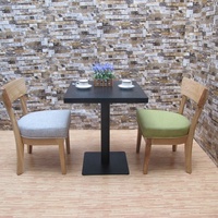 Moderne pas cher café aquarium carré bureau espace public meubles salle à manger tables et chaises pour restaurant appartement