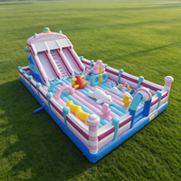 Château gonflable commercial en PVC avec toboggan, nouveau design, château gonflable pour enfants