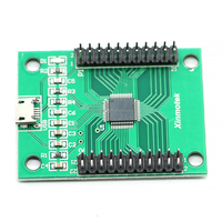 Kit de Juego Arcade Xinmotek XM10, Placa USB de Retardo Cero, Codificador USB para PC, PS/3, TV Box, Mini Máquina para 2 Jugadores