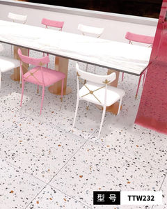 Phật sơn nhà máy 80x80 inch terrazzo thiết kế màu xám màu be sứ gạch colourful phòng tắm phòng khách sàn khách sạn nội thất gạch - Product Image 2