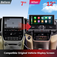 Toyota Land Cruiser 200 2016-2021 DMS 12.3'' Android 13 Moniteur CarPlay Interface Android 8 Go de RAM Binarytek