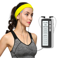 Appareil de thérapie cérébrale TDCS professionnel, 4 niveaux, faible intensité, batterie lithium rechargeable par USB, contrôle du temps, masseur du cuir chevelu