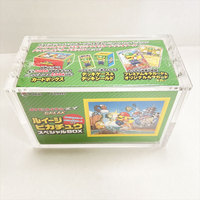 Vitrine d'exposition en acrylique moderne japonaise Mario Luigi XY Break, taille personnalisée, surface polie de haute qualité, boîte TCG