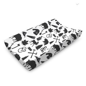 Bé thay đổi Pad Bìa Allover in áo đan bông co giãn tã thay đổi Bảng Pad Bìa - Product Image 4