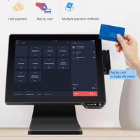 15.6 inç Android mobil Pos makinesi Biiling yazılımı yazarkasa terminali tüm restoran perakende için bir Pos sistemleri