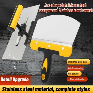Mason's Knife Wall <span class=keywords><strong>scraper</strong></span> thạch cao vách thạch cao sơn toolstainless Steel scraperblade kết hợp lắp ráp - Product Image 2