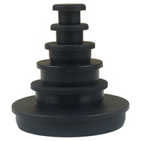 Bouchon en silicone de type T avec trou de vis Bouchon de joint en caoutchouc d'étanchéité à trou droit Bouchon de trou aveugle et de blocage Produit en caoutchouc