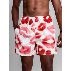 Pantalones Cortos Deportivos Personalizados para Hombre con Diseño Gráfico Skyline, Transpirables, de Malla, con Bolsillos, Estilo Casual Urbano - Product Image 3