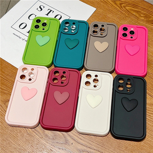 Tình yêu trái Tim Mới <span class=keywords><strong>3D</strong></span> phim hoạt hình Silicone trường hợp điện thoại cho <span class=keywords><strong>Iphone</strong></span> 14 13 12 cộng với cho <span class=keywords><strong>Iphone</strong></span> 15 trường hợp dành cho phụ nữ - Product Image 2