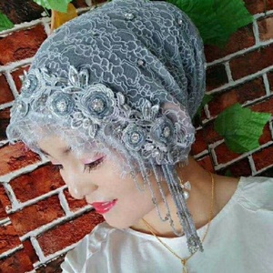 Sombrero de Fiesta para Mujer, Suave, con Encaje y Borlas, Moderno, Transpirable y Ecológico - Product Image 1
