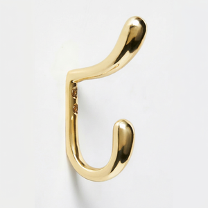 Moderno Gancho Dorado para Colgar en la Pared, Resistente al Óxido, Perchero de un Solo Nivel para Baño - Product Image 1