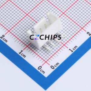 W254110K-4PW2113 Wire-to-Board Pin Header Bent Lead Through Hole,P=2.5mm Connector 1x4P 2.5mm Right Angle Insert XHB - Product Image 1