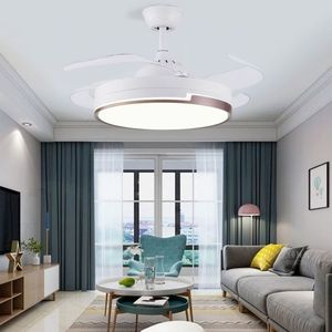<b>Fan</b> Lamp Chandelier <b>Remote</b> <b>Control</b> Modern Minimalist Hanging for Living Room Dining Bedroom Household 724274230240 Des - Product Image 3