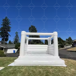 AirFunPro Bâche PVC écologique pour activités de plein air 13x13ft <span class=keywords><strong>gonflable</strong></span> château de mariage labyrinthe maison de saut pour enfants - Product Image 5