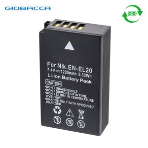 Batteries de remplacement Li-ion EN-EL20 pour appareils photo NIKON 1J1 J2 J3 S1 AW1 Coolpix a PM006 CAMERA S S1 EN EL20 7.4V 1200mAh - Product Image 2
