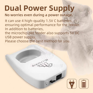 Smart Microchip RFID <span class=keywords><strong>Pet</strong></span> Feeder ciotola per gatti eco-friendly in plastica più <span class=keywords><strong>Pet</strong></span> riconoscimento nuovo aggiornamento ciotola intelligente per gatti - Product Image 3