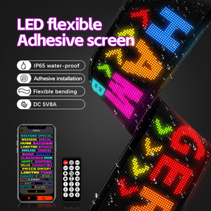 32320 picel app-lập trình <span class=keywords><strong>Led</strong></span> Xe Đăng board USB 5V di chuyển tin nhắn ánh sáng ma trận Bảng điều chỉnh cho trang trí văn phòng kỹ thuật số - Product Image 3