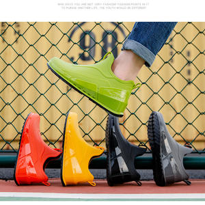 Chaussures de pluie pour homme, imperméables, à la cheville, pour la pêche, le lavage, l'extérieur, couleur automne - Product Image 3