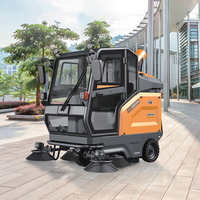 MN-E850FB Ride-On électrique fermé équipement de balayage 48V lavage à haute pression système de secouage de la poussière suppression automatique de la poussière
