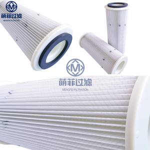 Elemento filtrante de cartucho colector de polvo de fácil sustitución de impregnación de carbono personalizado de Mfltration - Product Image 4