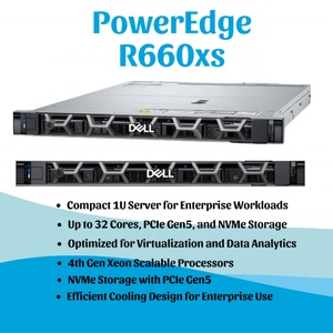 ใหม่สำหรับเซิร์ฟเวอร์แร็คประสิทธิภาพสูง PowerEdge R660xs ซีพียู Xeon คู่ แรม DDR5 128GB 1TB สำหรับองค์กร มีสินค้าในสต็อก - Product Image 3