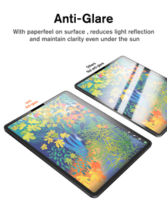 Film mat en PET, protection d'écran anti-rayures, absorption des chocs, pour <span class=keywords><strong>iPad</strong></span> Pro 11, 12,9, 13 pouces, version 2025, sensation papier - Product Image 5