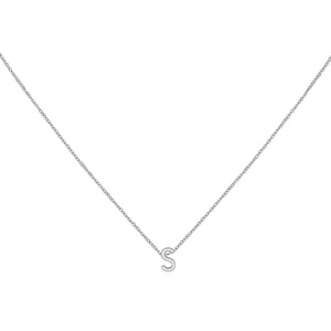 Collier avec initiale anglaise plaqué or 18 carats en alliage de zinc, pendentif minimaliste, chaîne de clavicule pour femme, à porter au quotidien, cadeau - Product Image 4