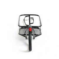 Remorque de vélo pliable en acier OEM, portable, pour le transport de marchandises, fabriquée en Chine, modèle 8002TN