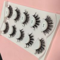Vison Lash Strip Fournisseur de gros Cils Styles mixtes Bande de vison Cils Faux Cils Vison