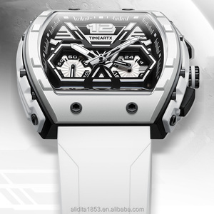Reloj de Cuarzo Luminoso Multifunción TIMEARTX para Hombre, con Espejos Curvos y Diseño de Barril de Vino - Product Image 4