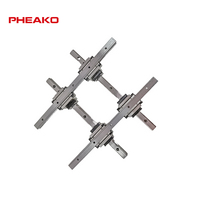 PHEAKO Paire de guides linéaires croisés |   30 mm |   Acier allié |   pour CNC et actionneur linéaire