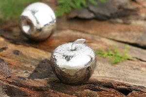 Coffret cadeau de haute qualité en forme de pomme en acier inoxydable Cubess de glace réutilisable Refroidissement du vin - Product Image 6