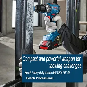 <span class=keywords><strong>Perceuse</strong></span> sans fil <span class=keywords><strong>BOSCH</strong></span> GSR18V-65 18V Li-ion, couple élevé de 63 Nm avec contrôle anti-recul pour le perçage du métal et du bois - Product Image 5