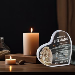 Cintas <span class=keywords><strong>de</strong></span> Papel Conmemorativas Acrílicas en Forma <span class=keywords><strong>de</strong></span> Corazón con Mensaje <span class=keywords><strong>de</strong></span> Amor en Alemán, Planas en 2D, con <span class=keywords><strong>Frases</strong></span> Sensuales - Product Image 3