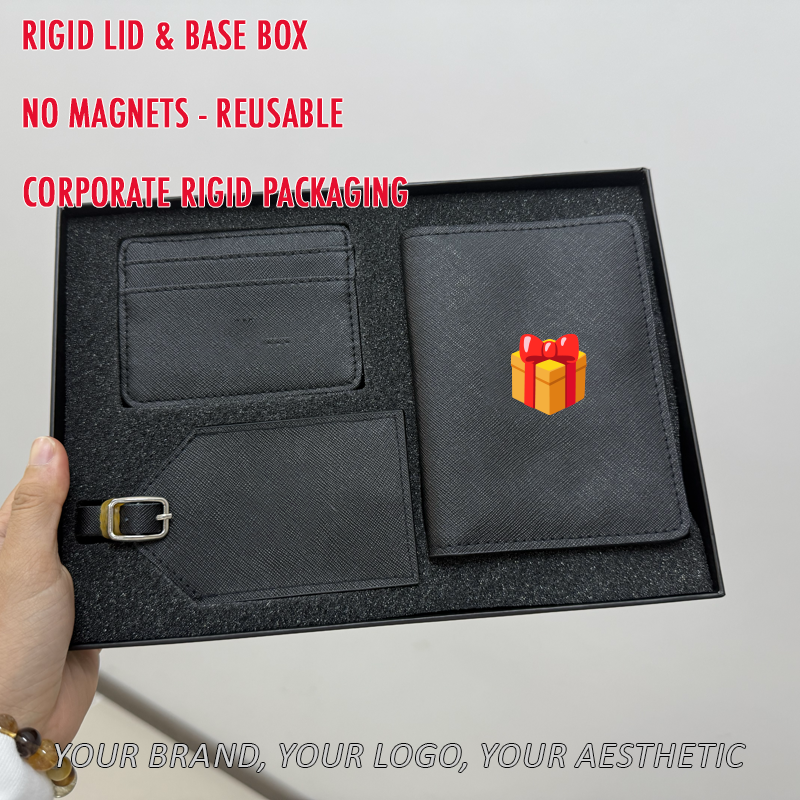 Caja con tapa y base