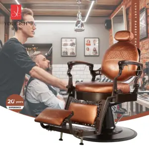 Nueva silla de salón silla de peluquero con marco marron para peluqueros muebles de belleza: productos para Chile en stock