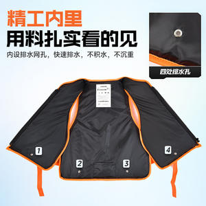 Chaleco Salvavidas de Alta Flotabilidad Safan 75N de Neopreno para Adultos, Pesca, Buceo, Surf, Paddleboarding, Natación - Product Image 3