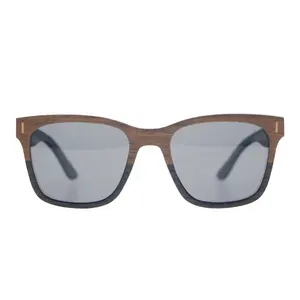 Gafas de sol polarizadas con logotipo personalizado para mujer, lentes de sol polarizadas de marca de madera para adultos