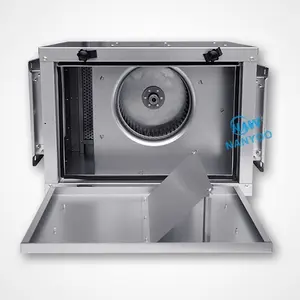 Kommerzielle große Luftvolumen geräuscharme Schrank art KTJ-31-62D Frischluft system Küchen kanal 1100W Abluft ventilator