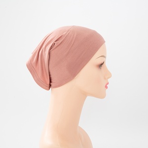 PROMISTAR nuevo Multi-Color Modal algodón sudor tela estiramiento <span class=keywords><strong>quimioterapia</strong></span> Gorra estilo étnico gorra recta <span class=keywords><strong>verano</strong></span> Hijab gorra - Product Image 6