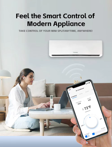 Aires Acondicionados Split R32 DC de 11900-20,999 BTU, 220V/110V, para Uso Doméstico y Hotelero, Montaje en Pared, con WiFi y App, Nuevo - Product Image 4