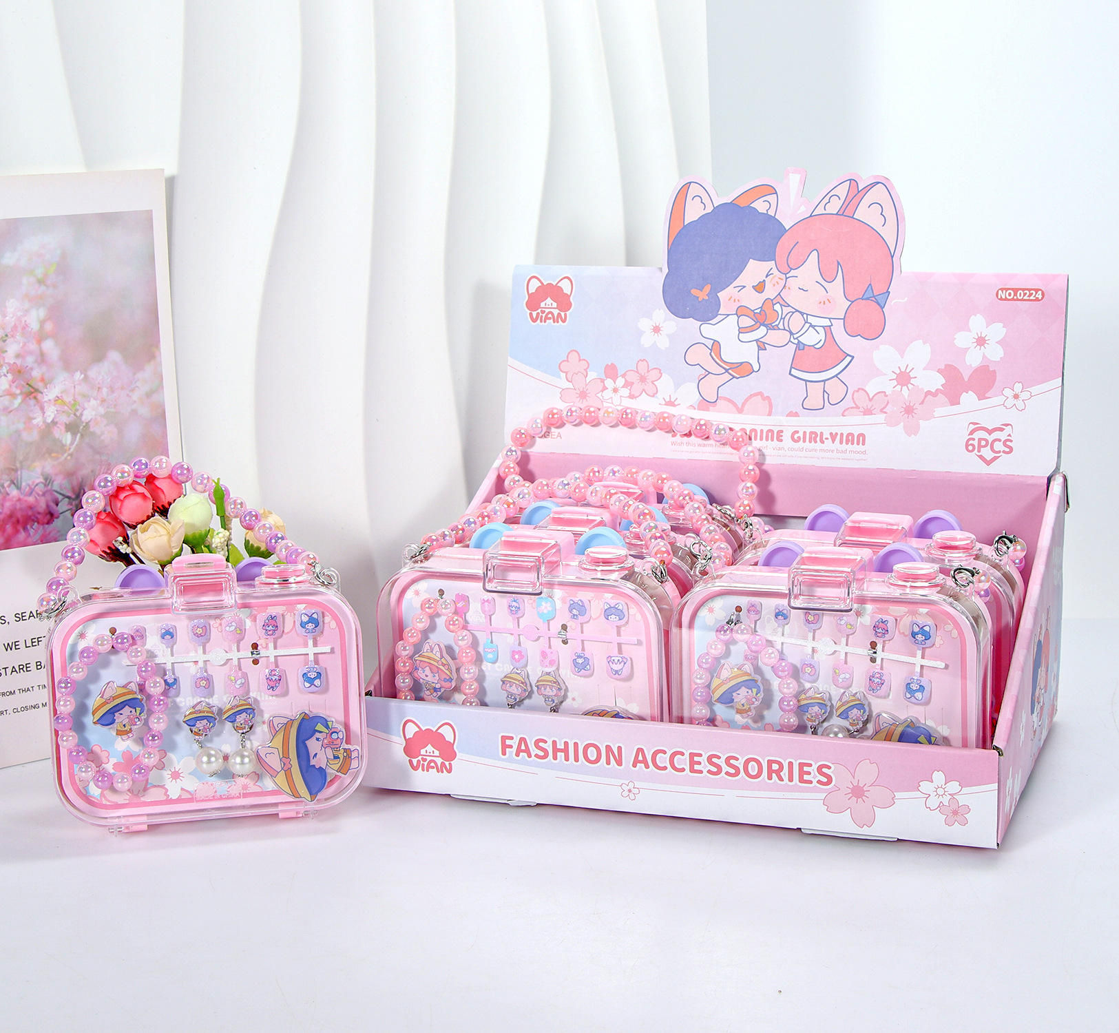 5 Main Image Style Dog Girl Camera Gift Box 1 Piece