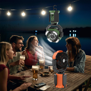 20000mAh Battery Solar <b>Camping</b> Fan Portable With Comping Outdoor <b>Table</b> Colder Air Colling High-capacity Battery 40000mah Ensures - Product Image 3
