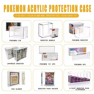 กล่องอะคริลิคใสกันรังสียูวีแบบถอดประกอบได้สำหรับการ์ดโปเกมอน PTCG โทโฮกุ รุ่นพิเศษ พร้อมแม่เหล็กป้องกันและจัดเก็บ - Product Image 4
