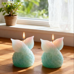 Moldes de Silicona para Velas con Forma de <span class=keywords><strong>Cola</strong></span> de Sirena Oceánica YS, Decoraciones de Yeso para el Hogar, Molde de Fundición, Suministros para Hacer Velas de Aromaterapia - Product Image 4